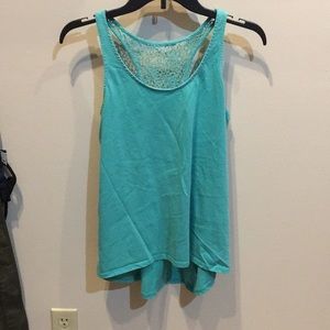Mint green tank top